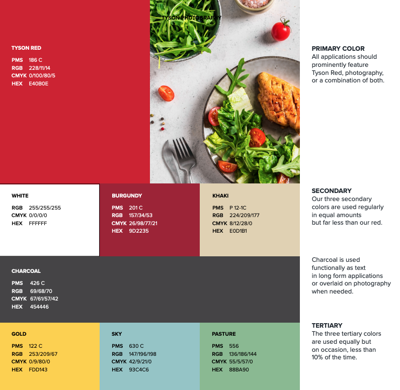 Color palette